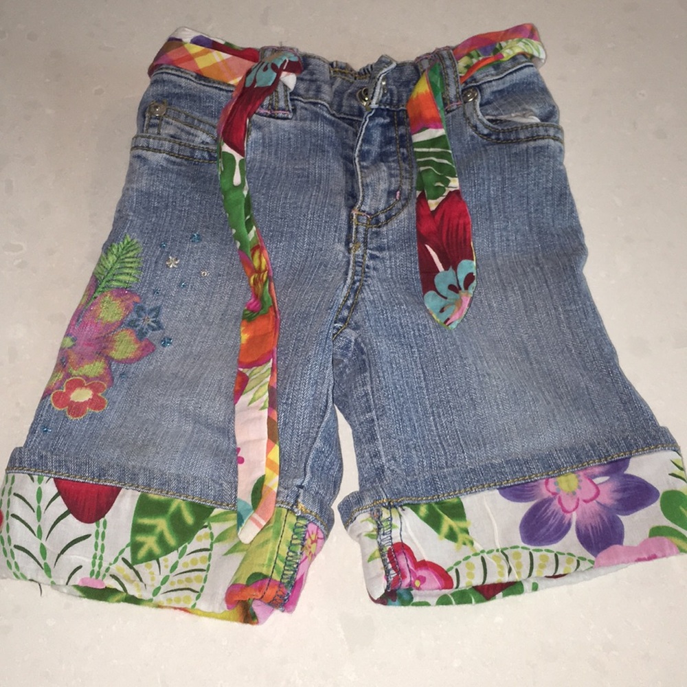 Children’s place tropical pants ❤️💚🧡
